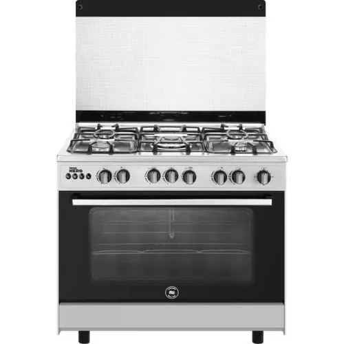 a0e139652c34004af899ef96142d61d1aa5de26b_imgi_98_unionaire_cooker_5_gas_burners_6090_cm_full_safety_with_fan_c69ss_dc_443_ifs_a_hero بوتاجاز هيرو ماستر كوك 60×90 سم 5 شعلة (أمان كامل) - ستانلس ستيل - Image 1